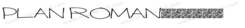 Plan Roman字体转换